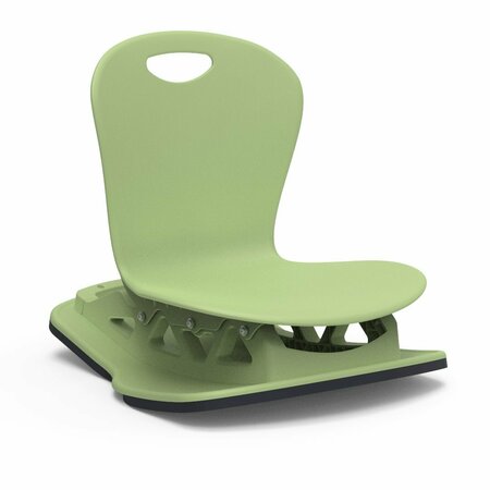 VIRCO ZUMA® Series Floor Rocker, Kindergarten - 4th Grade - Green Apple ZFLROCK15